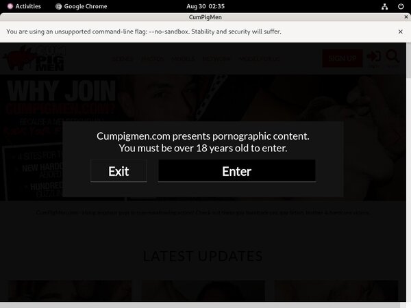 Active Cum Pig Men Passwords