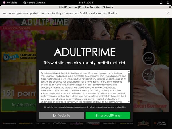 Adult Prime Account 2014