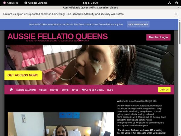 Aussie Fellatio Queens Latex