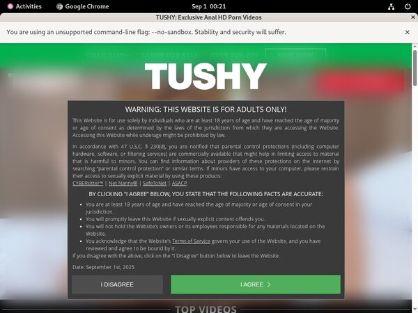 Discount Tushy Sale
