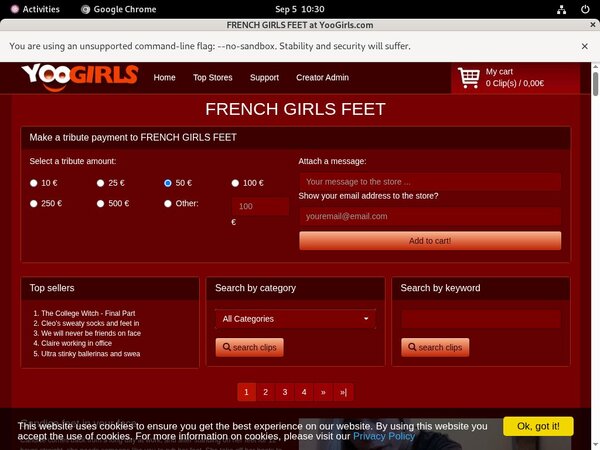 FRENCH GIRLS FEET Member Review