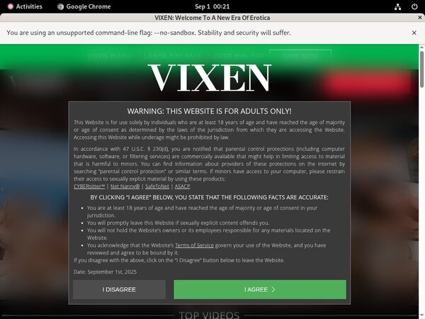 Free Vixen Username