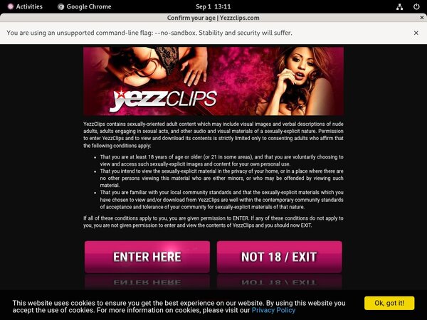 Free Yezzclips.com Clips