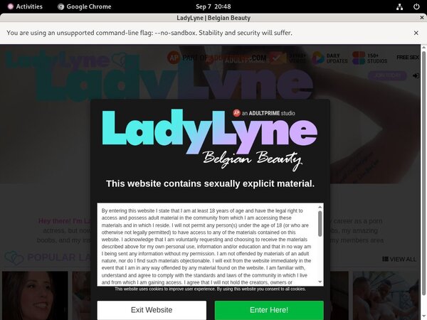 Lady Lyne Members Area