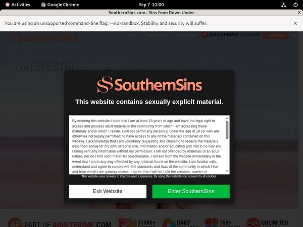 Southern Sins Account Creator
