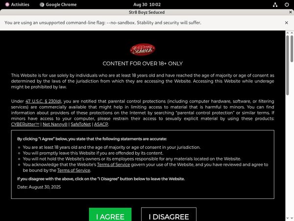 Str8boyzseduced.com With Master Card