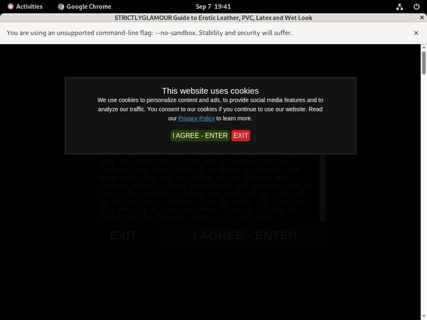 Strictly Glamour Gay Sex