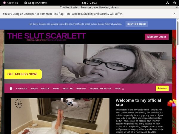 The Slut Scarlett Get An Account