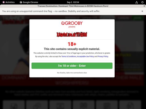 Trial Membership Transexdomination.com Free