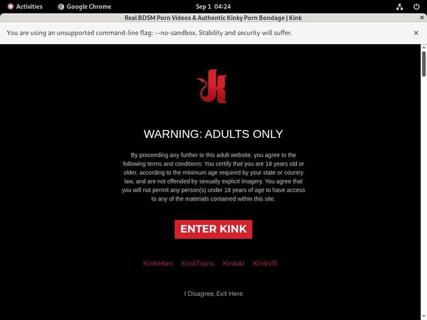 Unlimited Kink Discount Link