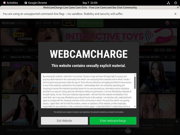 Webcamcharge.com Account 2014 Webcamcharge.com Account 2014