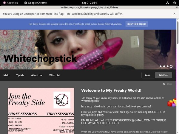 Whitechopstick Signup