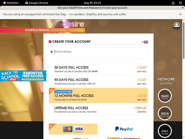 Digital Desire Member Login